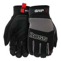 UTIL GLOVES SYN LTHR BLACK XL 