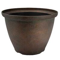 Planter H-Drum Bronze 16in - Case of 6