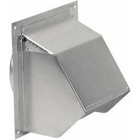 WALL CAP AL FOR 6IN ROUND DUCT