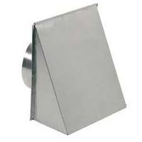 WALL CAP AL FOR 8IN ROUND DUCT