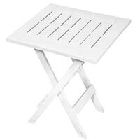 TABLE SIDE FOLDING WHITE      