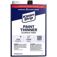 Buy Klean Strip CML170SC Lacquer Thinner, Liquid, Characteristic Ketone,  Clear, 5 gal Clear