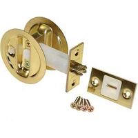 Johnson 15213PK1 Round Pocket Door Latch with Privacy Lock