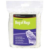 KNIT RAG NEW BLEACHED 8LB BAG 