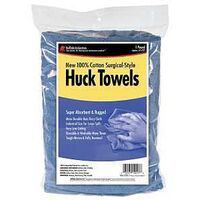 Buffalo 10217 Huck Towel, 23 in L, 16 in W, Cotton, Blue
