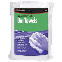 BAR TOWEL GRD B WHITE 16X19IN 