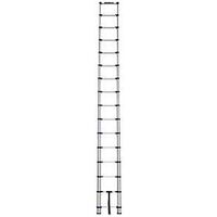 Metaltech E-LAD15T1 Telescopic Ladder, 19 ft H Reach, 250 lb, Aluminum, Blue