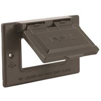Bell Raco 5101-7 1-Hole Weatherproof Device Cover