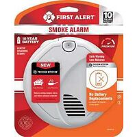 First Alert 1046764 Smoke Alarm, Ionization, Photoelectric Sensor