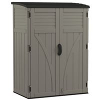 SHED VERTICAL STOR GRY 54CU FT