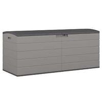 DECK BOX SPLT LID GRY XL 120GA