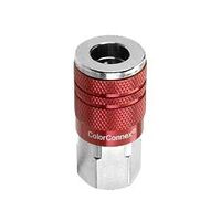COUPLER TYPE D FNPT RED 1/4IN 
