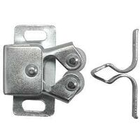 CABINET CATCH DBL ROLLER SLVR 