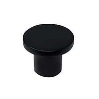 CABINET KNOB CYL MATTE BLK 1IN