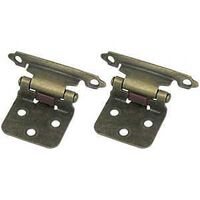 CABINET HINGE SLF CLSG ANT BRS