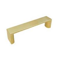 CAB PULL METRO SAT BRASS 96MM 