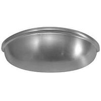 CABINET PULL CUP SATIN NIC 3IN