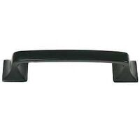 CAB PULL NEWPORT MAT BLK 96MM 