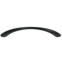 CAB PULL TPRD BOW MAT BLK 96MM