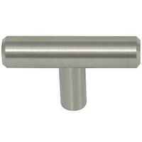 CABINET KNOB T-BAR SAT NIC 2IN