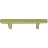 CAB PULL T-BAR STL SATBRS 96MM