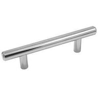 CAB PULL T-BAR POL CHROME 3IN 