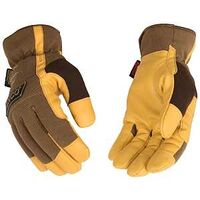 GLOVES SYNTHETIC BROWN MEDIUM 
