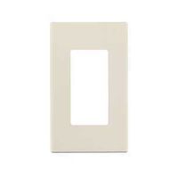 WALLPLATE DECO 1G PLSTC LT ALM