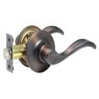 Taymor Professional Series 34-FV006034BRNR Passage Lever, Pushbutton Lock, Aged Bronze, Metal, Residential, 3 Grade