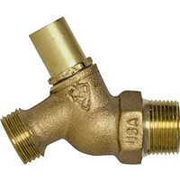 arrowhead 351LSLF Hose Bibb, 3/4 x 3/4 in Connection, MIP x Hose, 8 to 9 gpm, 125 psi Pressure, Brass Body, Rough