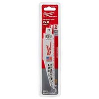 Milwaukee 48-00-5701 Reciprocating Saw Blade, 0.05 in W, 6 in L, 7/11 TPI