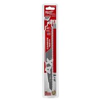 Milwaukee AX SAWZALL 48-00-5326 Reciprocating Saw Blade, 3/4 in W, 9 in L, 5 TPI, Carbide Cutting Edge