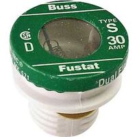Bussmann S-30 Low Voltage Tamper Proof Time Delay Plug Fuse