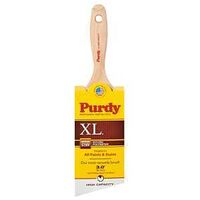 Purdy XL 144424430 Paint Brush, 3 in W, Angular Trim Brush, Nylon/Polyester Bristle, Beavertail Handle