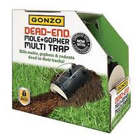 TRAP MOLE & GOPHER DEAD END   