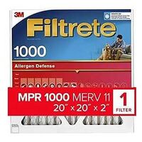 FILTER AIR 1000MPR 20X20X2IN  