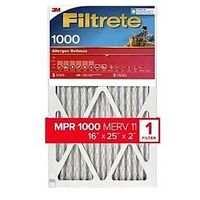 FILTER AIR 1000MPR 16X25X2IN - Case of 4