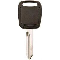Hy-Ko 18FORD100 Chip key Blank, Brass/Plastic, Nickel, For: Ford Vehicle Locks