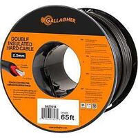 CABLE LEAD OUT BLACK 2.5MMX20M