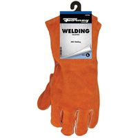 GLOVE WELD LEATHER LARGE BROWN