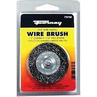 BRSH WHL WIRE CRIMPED 2IN HEX