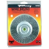 BRSH WHL WIRE CRIMPED 6IN