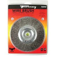 BRSH WHL WIRE CRIMPED 6IN