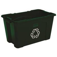 RECYCLE BOX 18GAL GRN STACKING