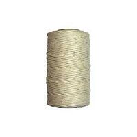 TWINE JUTE WRAPPED 200FT WHT  