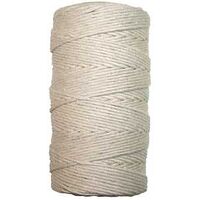 TWINE JUTE WRAPPED 420FT WHT  