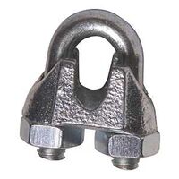 WIRE ROPE CLIP ZINC 1/8IN     