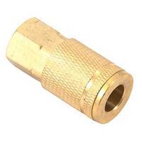 COUPLER BRASS 1/4 X 1/4IN FNPT