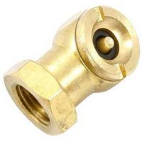 AIR CHUCK DIR LINE BRASS 1/4IN