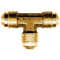 TEE PIPE 3/8IN FLARE BRASS    